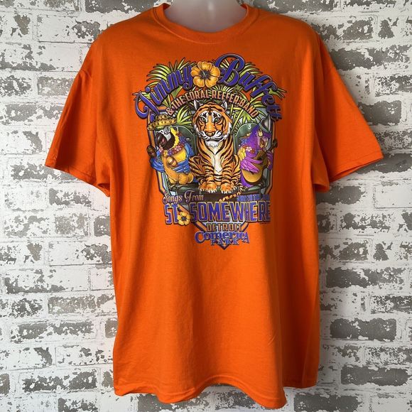 Jimmy Buffett Detroit Comerica Park XL Concert‎ TShirt 2013 Songs St Somewhere - Picture 3 of 15